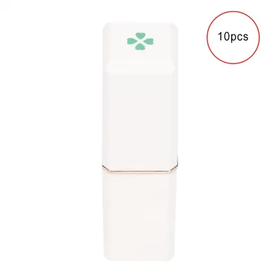 Imagen del producto de Envase de lápiz labial, tubo de lápiz labial, forma de lápiz labial, forma de lápiz labial con forma cuadrada, forma de lápiz labial con forma de trébol de cuatro hojas