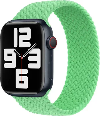 Zdjęcie produktu dla Pleciony pasek Solo Loop do zegarka Apple Watch | 38/40/41/42 mm – rozmiar 9 – jasnozielony