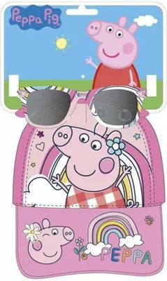 Immagine prodotto di Set di occhiali da sole e cappellino da baseball Peppa Pig