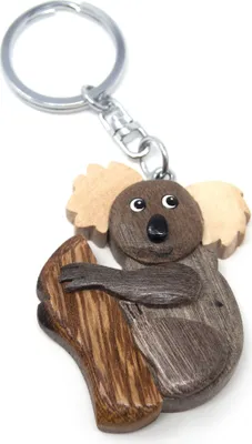 Produktbild von Schlüsselanhänger aus Holz - Koala