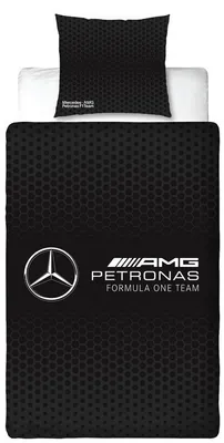 Produktbild von Bettwäsche Official Mercedes-AMG PETRONAS F1, 200 x 135, 80 x 80, 100% Baumwolle