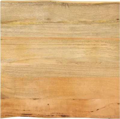 Immagine prodotto di vidaXL Piano di lavoro con bordo ad albero 40x40x2,5 cm in legno massiccio di mango