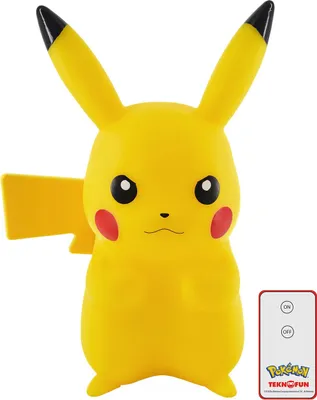 Produktbild von Teknofun Led 3d Pikachu Pokémon Lampe 25 Cm Gelb  Gelb One Size