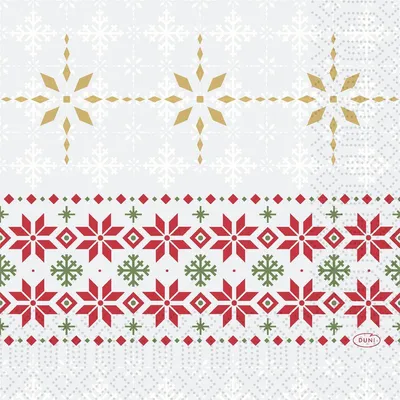 Produktbild von 1000x DUNI Tissue-Serviette 33 x 33 cm Tradition 3-lagig