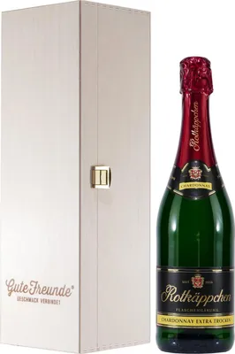 Produktbild von Rotkäppchen Chardonnay mit Geschenk-Holzkiste