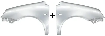 Produktbild von Kotflügel VW POLO 9N Links + Rechts LA7W 01-05 Neu Lackiert
