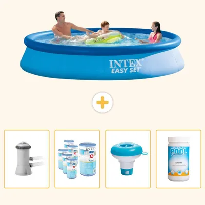 Zdjęcie produktu dla Basen Easy Set Rund - 366x76 cm - 5-elementowy - SCB89