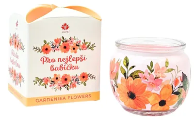 Image de ARÔME Bougie parfumée, Pour la meilleure maman, au parfum de gardénia