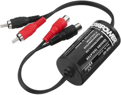 Produktbild von MONACOR Massetrennfilter 20-30000Hz 1:1 1xCinch-Stecker/1x-Kupplung FGA-40