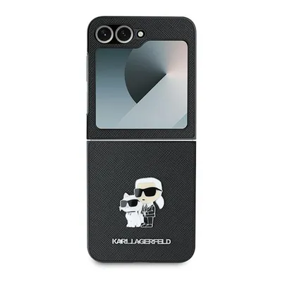 Produktbild von Karl Lagerfeld, Klappbare Hülle Galaxy Z Fold 6 Saffiano Karl & Choupette, Schwarz