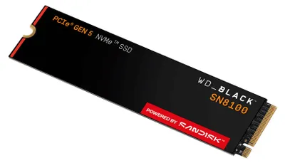 Produktbild von WD Black SN8100 - SSD - verschlüsselt - 8 TB - intern - M.2 2280 - PCI Express 5.0 x4 (NVMe)