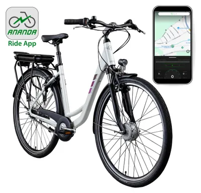 Produktbild von Zündapp Z502 E Bike Damen 28 Zoll weiß/lila 50 cm