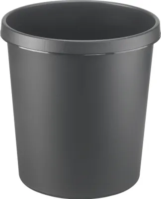 Produktbild von helit Papierkorb 18,0 l schwarz