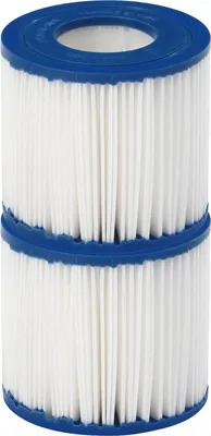Obrázok produktu pre Sada 2 filtračných vložiek Diam 80 X 90 mm Typ 1 pre filtráciu 1136 l/h - Typ 1 - Φ80 mm x H90 mm - na 2 ks