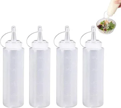 Productafbeelding van Ketchupfles van kunststof, 200 ml, transparant