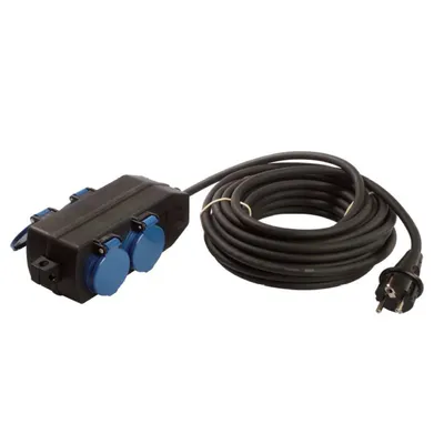 Produktbild von BACHMANN Verteilersteckdose 4x CEE7/3 10m, IP44