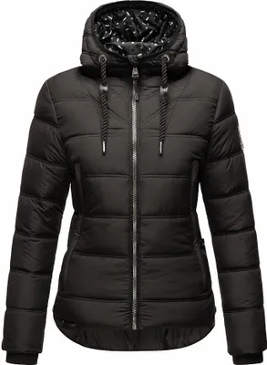 Produktbild von Navahoo Damen Winter Stepp Jacke Parka Mantel Winterjacke gefüttert Renesmee Schwarz Gr. 34 - XS