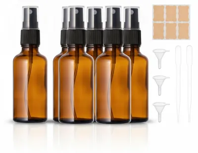 Produktbild von JL cuisine - Gläsersprühflaschen - 50 ml - Wiederverwendbar - Braun, KI-generiertes Bild
