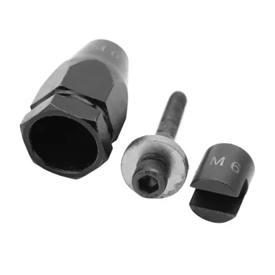 Imagen del producto de Cabeza de tuerca para remaches, cabeza de remache, cabeza de remachadora neumática, piezas para remachadoras, cabeza de tuerca para remaches, cabeza de pistola neumática para tuercas de remache