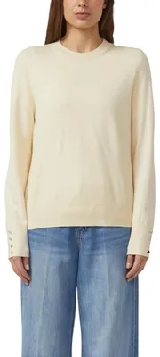 Produktbild von s.Oliver 2177135.8000.46, Pullover, Erwachsener, Weiblich, Beige, Langärmlig, Viskose