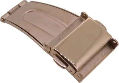 Produktbild von Minott Faltschließe 17mm Edelstahl rosegoldfarben einseitig klappbar