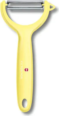 Produktbild von Victorinox SwissClassic Trend Colors, Obst & Gemüse, Tomaten- & Kiwischäler, Edelstahl, Gelb, Polypropylen, Aufhängeloch