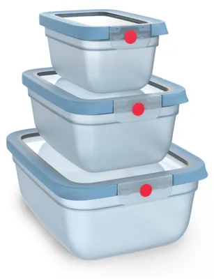 Productafbeelding van EMSA oneClick N1231400, Sada, Rechthoekig, Blauw, Transparant, Duitsland, 974 g, 201,9 mm