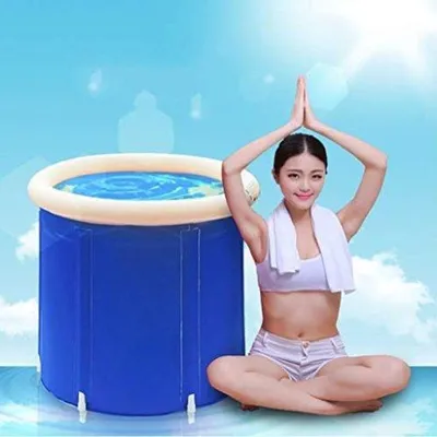Produktbild von Famanu Faltbadewanne - Tragbar und platzsparend - 85 x 75 x 75 cm