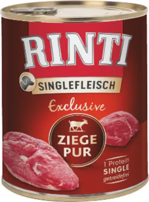 Image de Rinti 800gx6 Singlefleisch Exclusive chèvre pur boîte