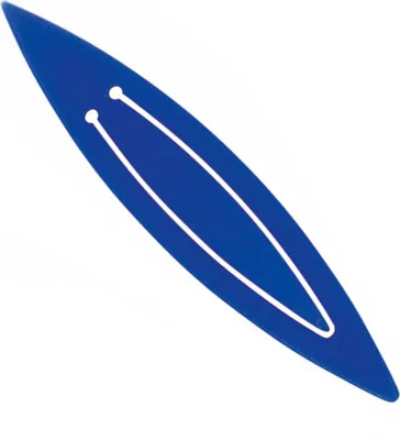 Image de Take2 Schlitzohr, coupe-papier en plastique, Clippiger Brieföffner, bleu, 20008
