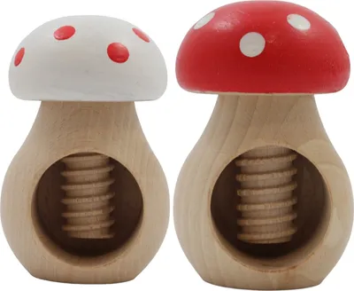 Immagine prodotto di Schiaccianoci KIT Filo di cavallo grande a pois 2 pezzi bianco+rosso