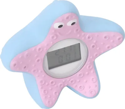 A starfish-shaped digital thermometer for bath time.