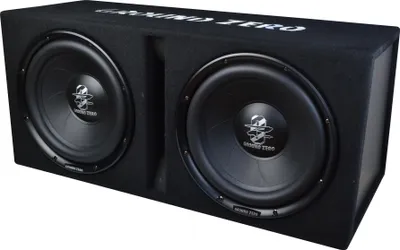 Produktbild von Ground Zero GZIB2.30BR-ACT Doppelter aktiver Subwoofer in einer Box