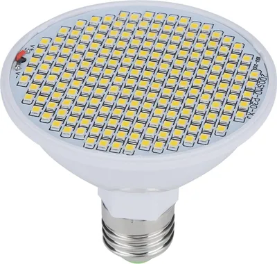 Obrázok produktu pre E27 8W 200LED čipová lampa na rast rastlín Záhrada Skleník Kvetinová lampa na pestovanie 85V–265V