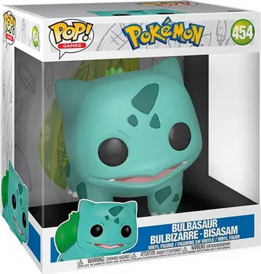 Produktbild von Pokemon - Bulbasaur Bulbizarre Bisasam 454 - Funko Pop! - Vinyl Figur
