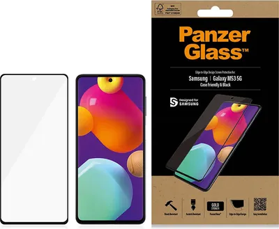 Obrázok produktu pre Panzerglass E2E Regular pre Samsung Galaxy M53 - s čiernym rámom