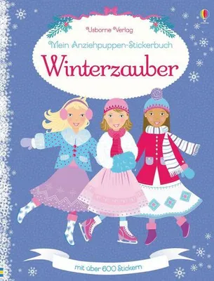 Obrázek produktu pro Mein Anziehpuppen-Stickerbuch: Winterzauber