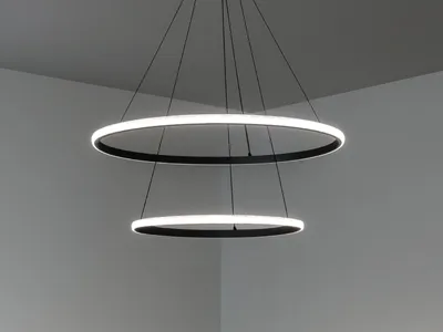 Produktbild von LED-Pendelleuchte mit Fernbedienung, 55W - TB2301/B