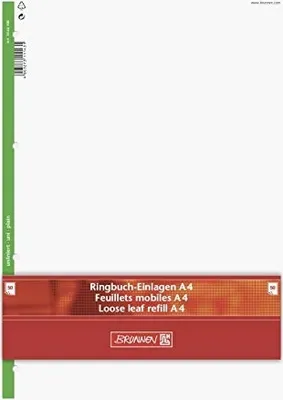 Produktbild von BRUNNEN Ringbucheinlage A4 unlinert 50 Blatt 1066900