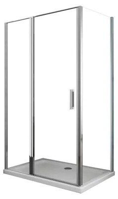 Immagine prodotto di Box Doccia angolare 75x120 cm 1 anta Battente in Cristallo trasparente 6mm H190 Best