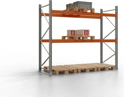 Produktbild von Palettenregal TAURUS | Low | HxBxT 250x270x110cm | Fachlast 2000kg | 2 Ebenen