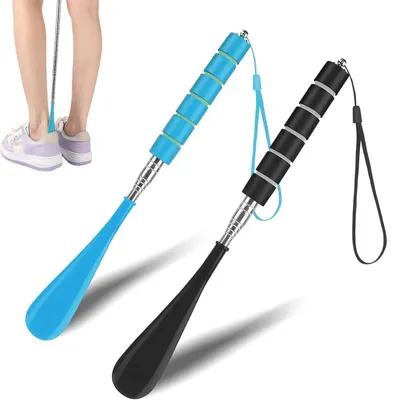 Obrázek produktu pro 2x Teleskopické botvání 71 cm, nerezová ocel, protiskluzová rukojeť