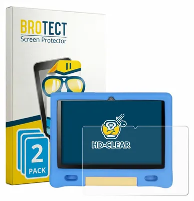 Produktbild von 2x Für Bufo Kids Tablet 10.1" Schutzfolie BROTECT Displayschutz Display Schutz Folie Klar Transparent