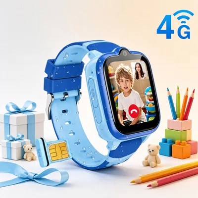 Obrázek produktu pro Blackview Z10 Kinderuhr smartwatch, GPS und 4G-Videoanrufe smartwatch, Bluetooth, IP67, 1.83" IPS, 1GB+8GB, 680mAh, Gravitysensor, LBS+WiFi+GPS, SOS