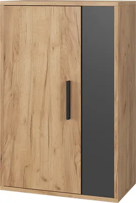 Produktbild von Vicco Hängeschrank Berno, 50.1 x 78.4 cm mit 2 Fächern, Goldkraft Eiche/Anthrazit