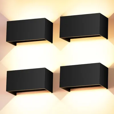 Obrázok produktu pre LED nástenné svietidlo 24 W 4 ks hore-dole IP65 fasádne vonkajšie