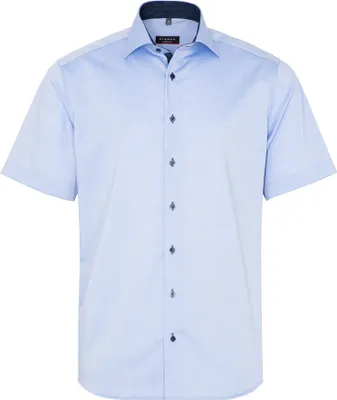 Produktbild von Eterna - Modern Fit - Herren Kurzarm Hemd mit Kent-Kragen in verschiedenen Farben, (8100 C13K), Größe:41, Farbe:Blau (12)