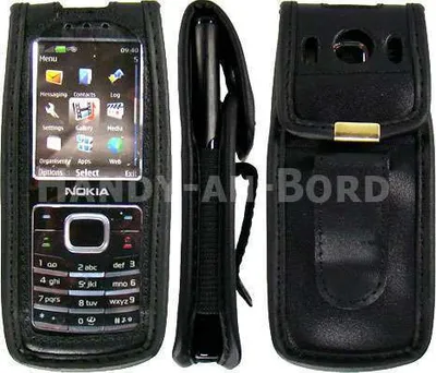 Produktbild von caseroxx Ledertasche mit Gürtelclip kompatibel mit Nokia 6500 Classic aus Echtleder, Tasche mit Gürtelclip und Sichtfenster