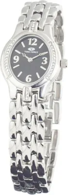 Productafbeelding van Time Force TF2069L-04M dameshorloge, met een behuizing van roestvrij staal en een metalen band