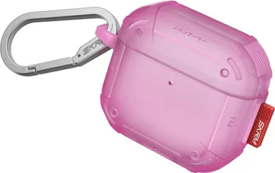 Imagen del producto de Funda protectora para AirPods 4 de la marca Skinarma, color fucsia